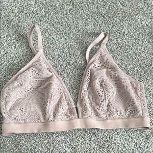 Lace Bralette in dusty rose